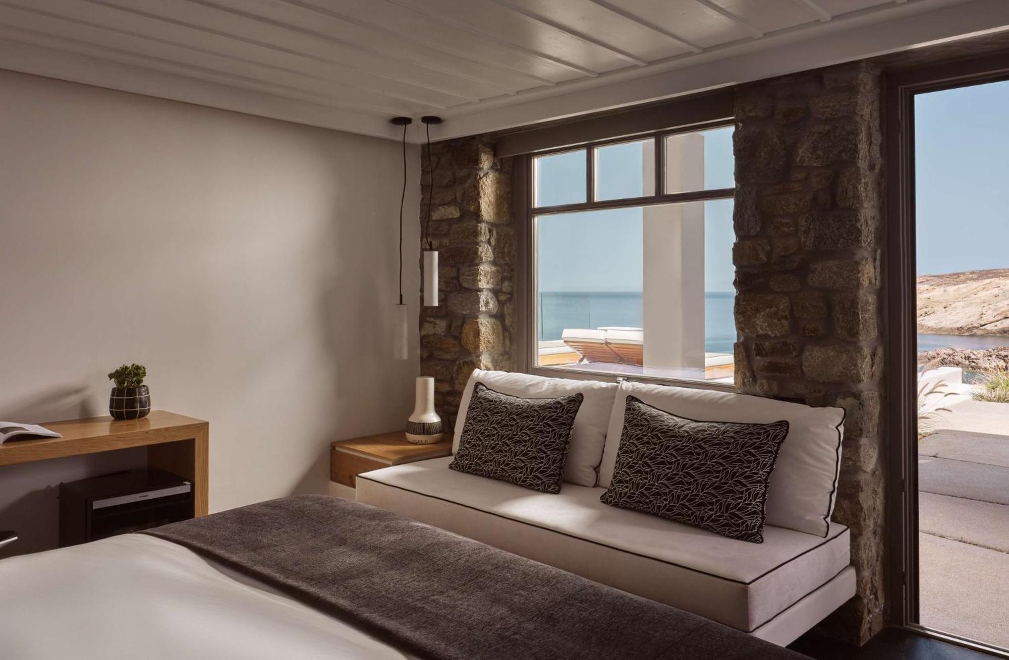 Отель Semeli Coast Mykonos Curio Collection By Hilton Merchia Beach Экстерьер фото