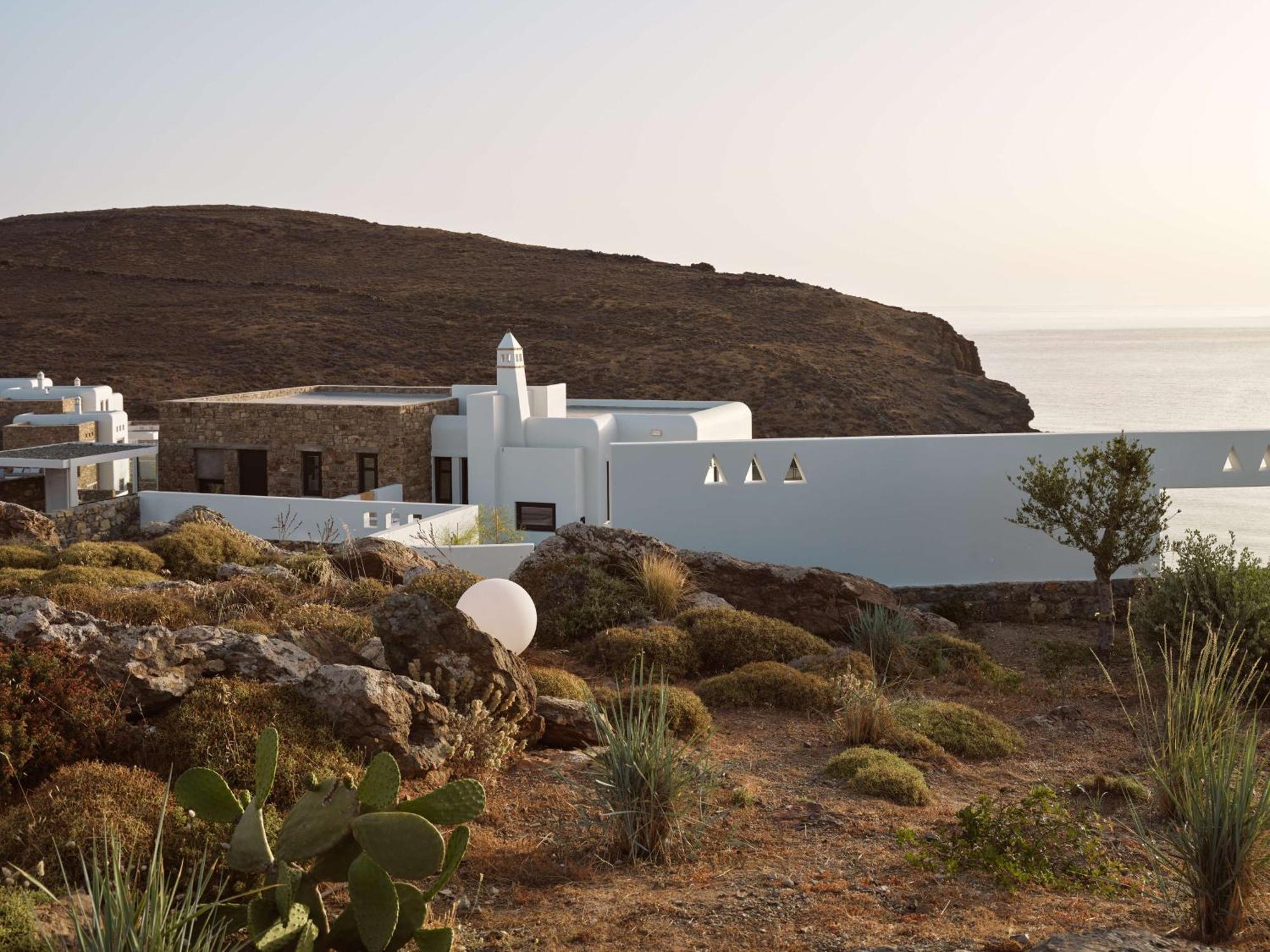 Отель Semeli Coast Mykonos Curio Collection By Hilton Merchia Beach Экстерьер фото