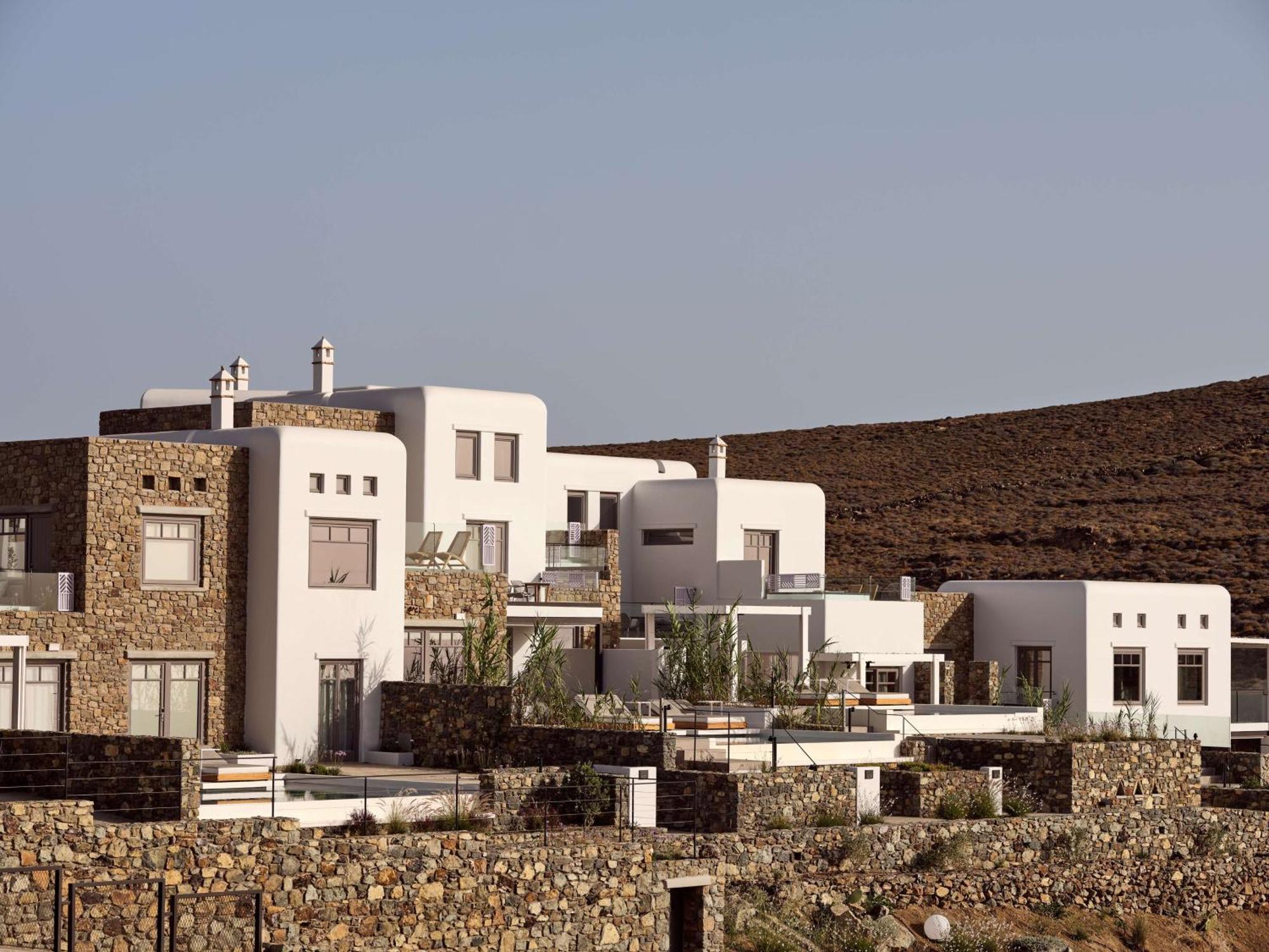 Отель Semeli Coast Mykonos Curio Collection By Hilton Merchia Beach Экстерьер фото