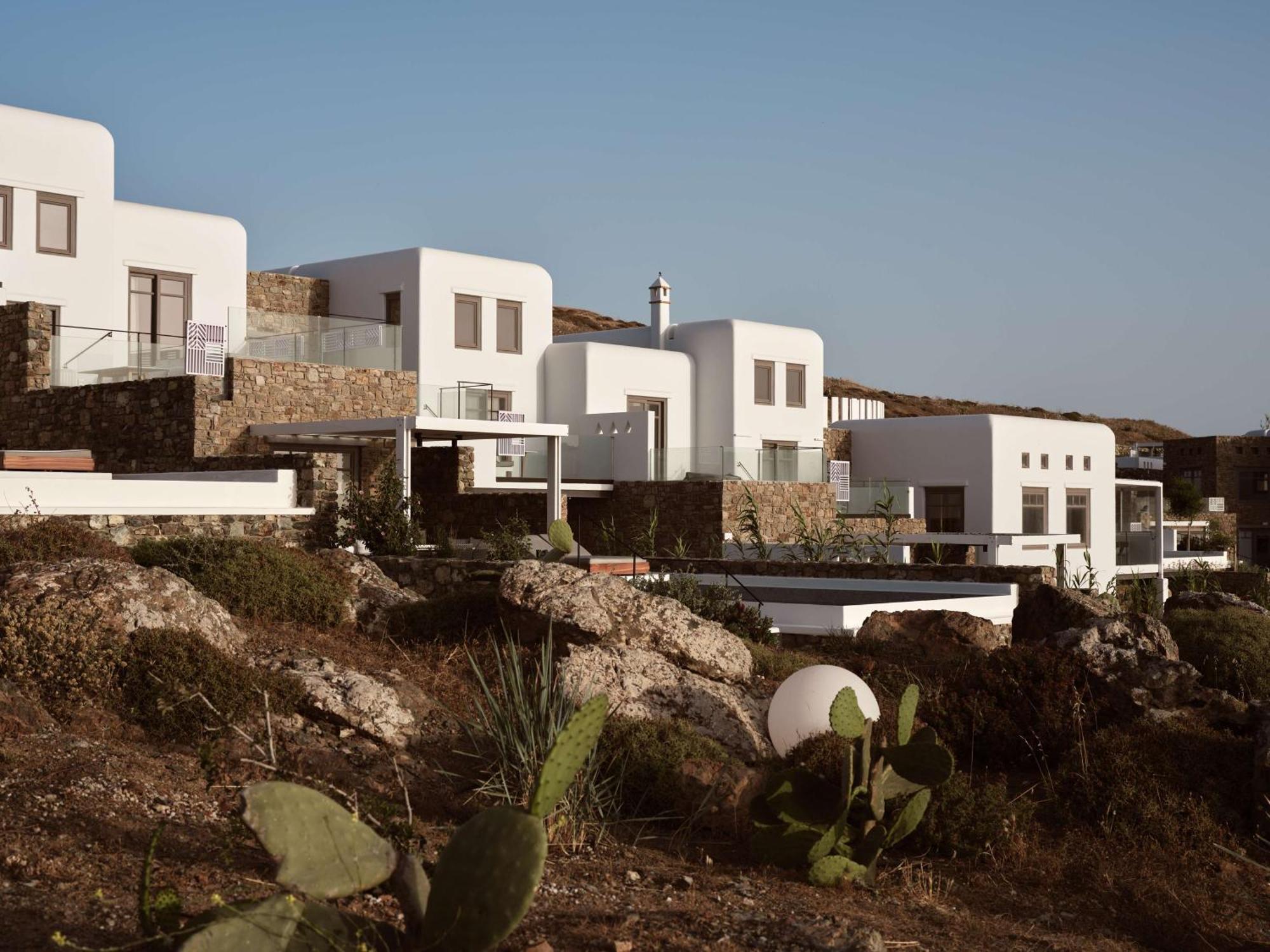 Отель Semeli Coast Mykonos Curio Collection By Hilton Merchia Beach Экстерьер фото