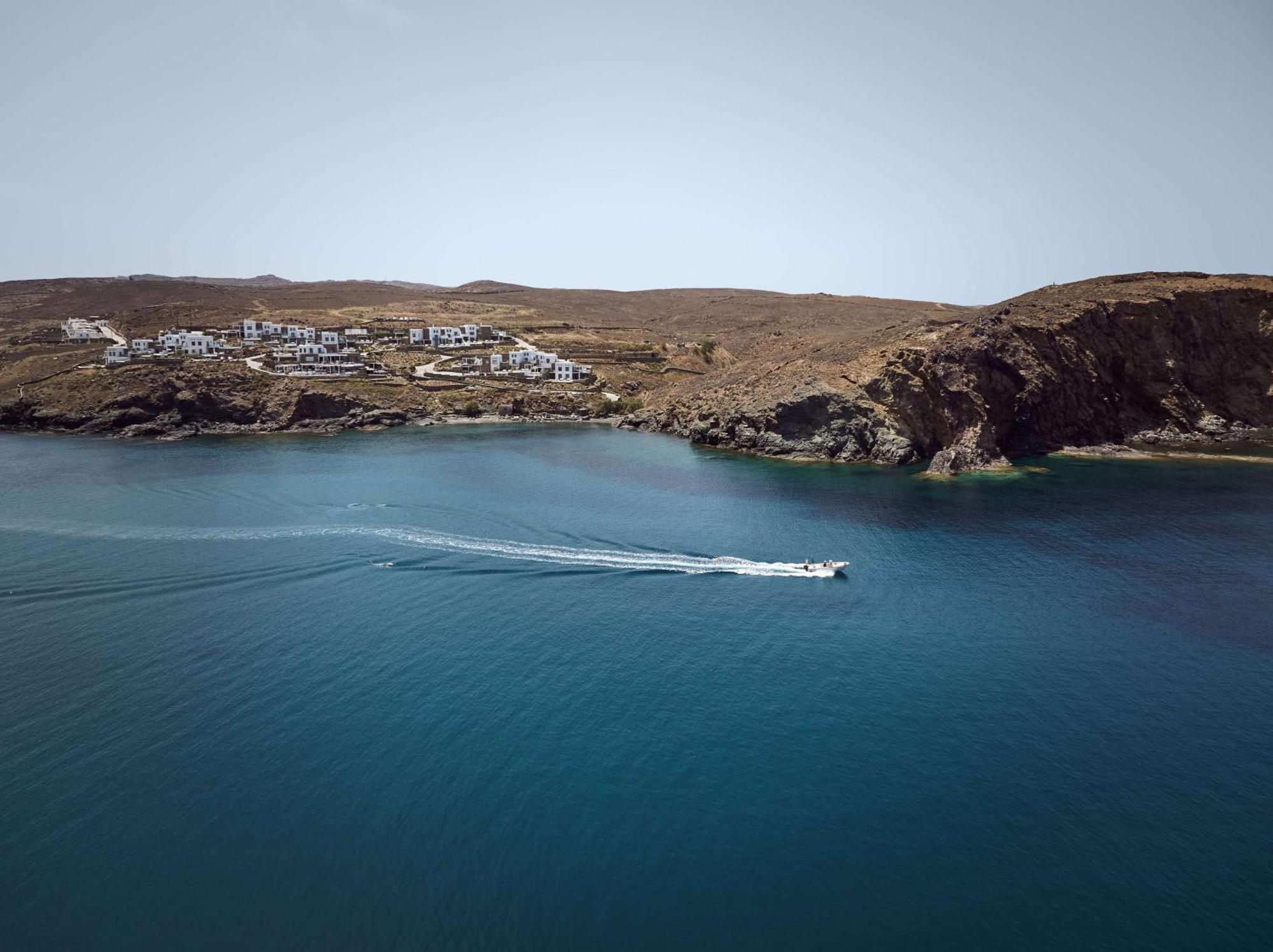 Отель Semeli Coast Mykonos Curio Collection By Hilton Merchia Beach Экстерьер фото