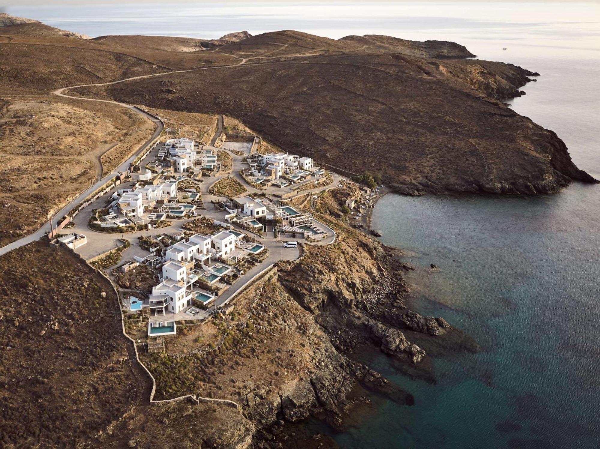 Отель Semeli Coast Mykonos Curio Collection By Hilton Merchia Beach Экстерьер фото