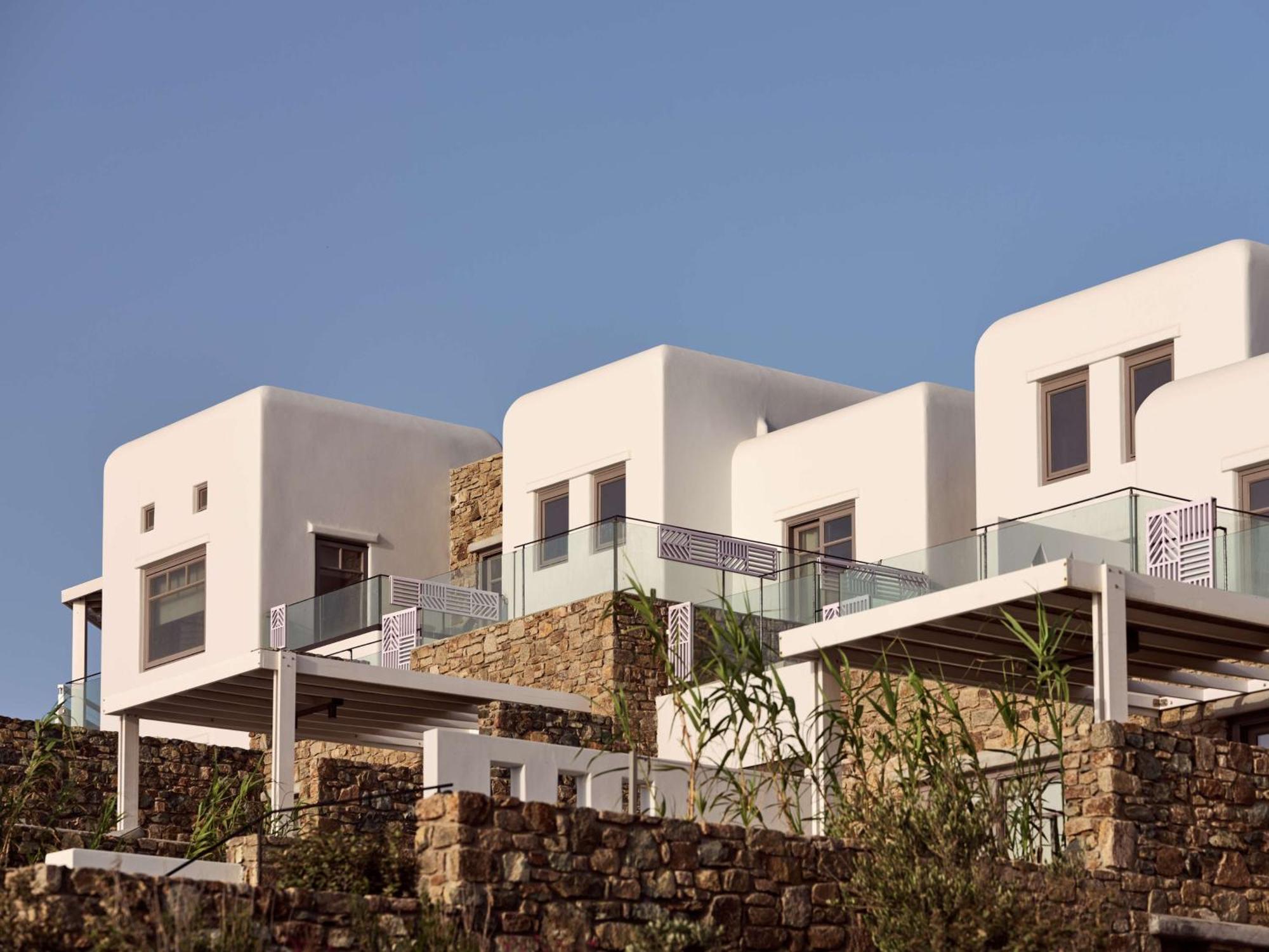Отель Semeli Coast Mykonos Curio Collection By Hilton Merchia Beach Экстерьер фото