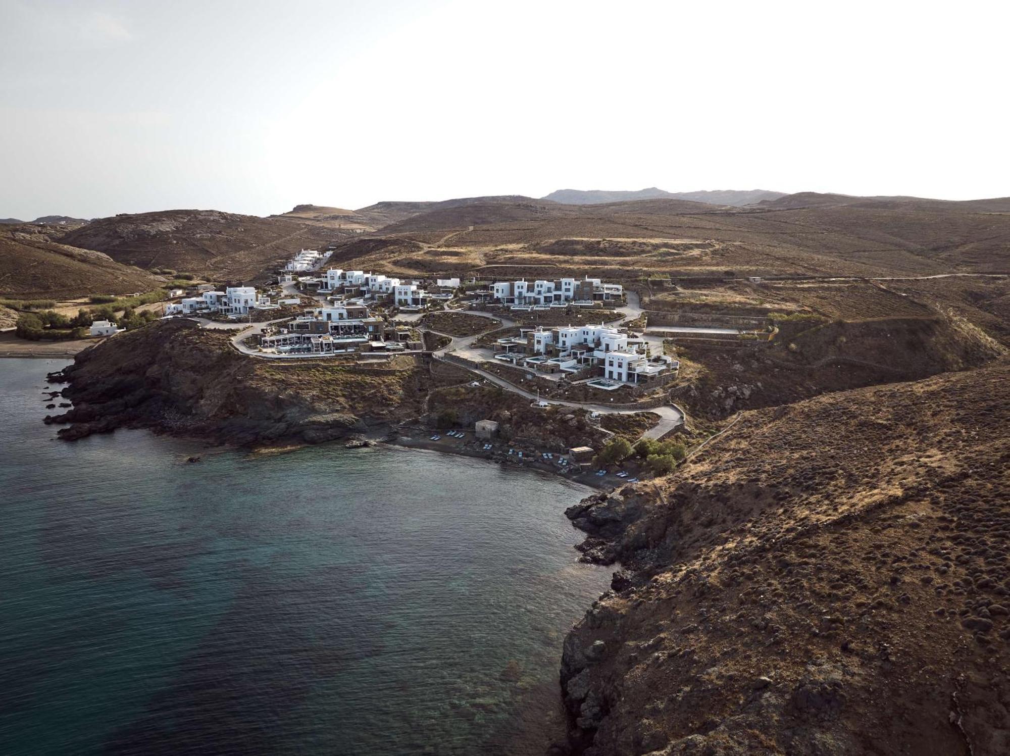 Отель Semeli Coast Mykonos Curio Collection By Hilton Merchia Beach Экстерьер фото