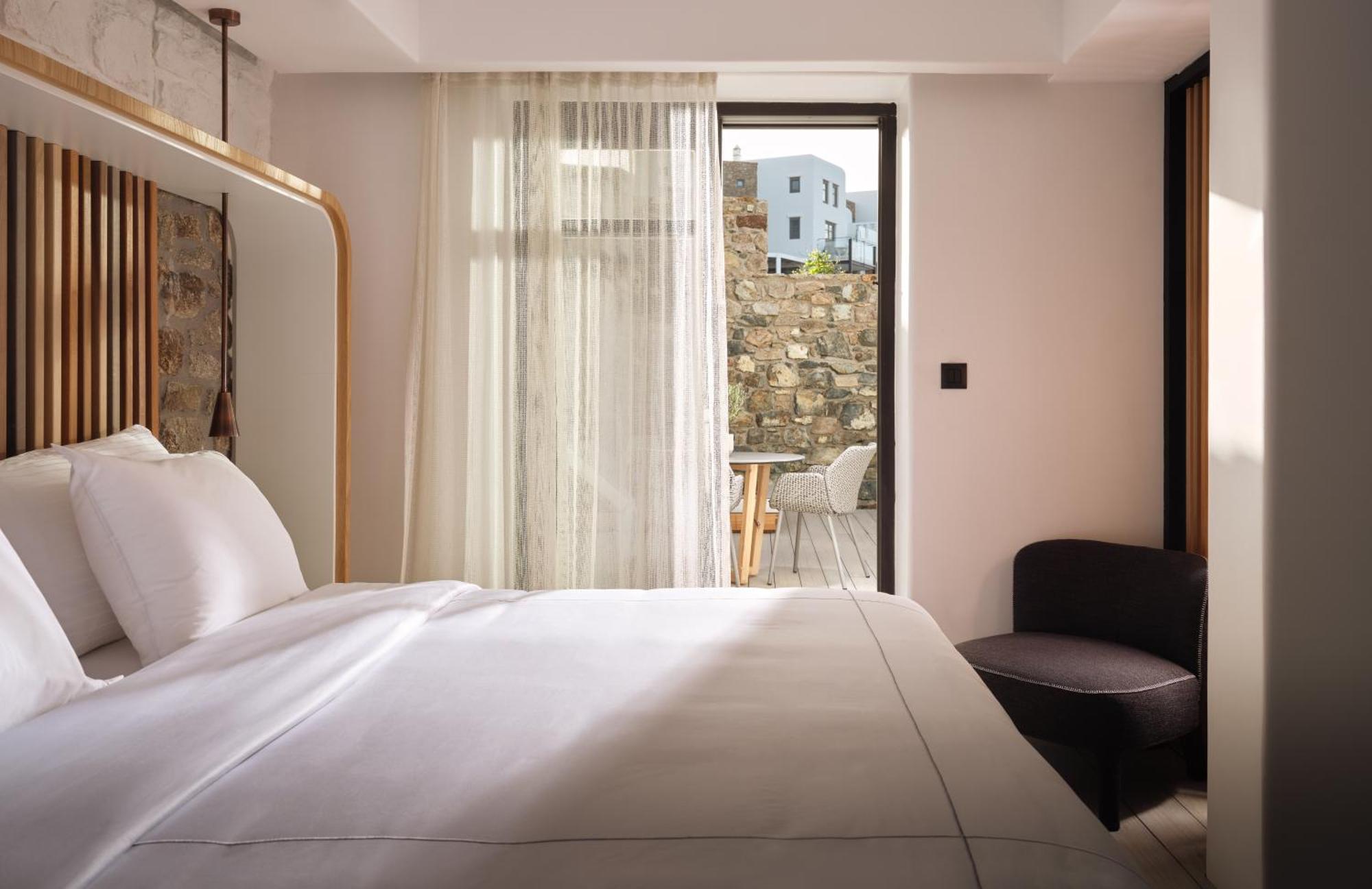 Отель Semeli Coast Mykonos Curio Collection By Hilton Merchia Beach Экстерьер фото