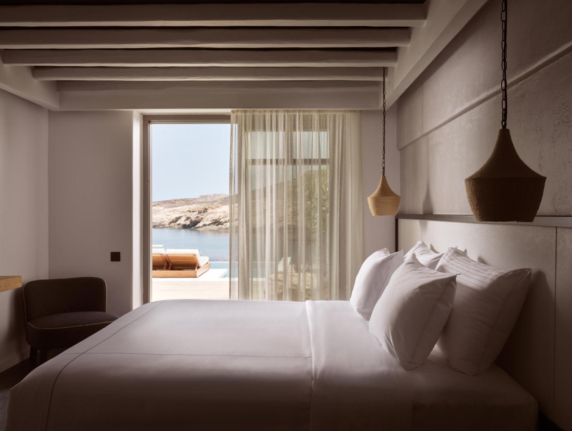 Отель Semeli Coast Mykonos Curio Collection By Hilton Merchia Beach Экстерьер фото