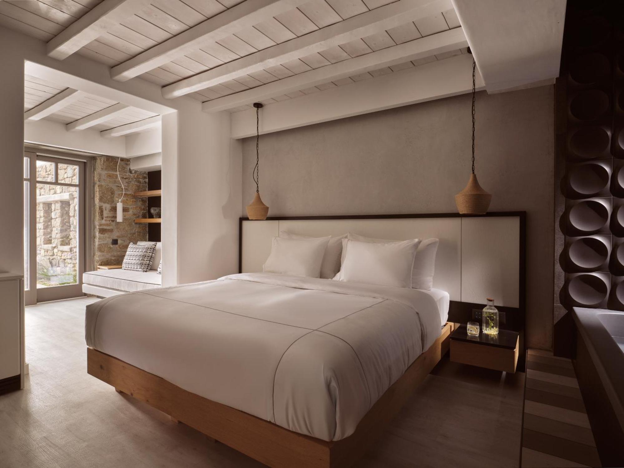 Отель Semeli Coast Mykonos Curio Collection By Hilton Merchia Beach Экстерьер фото