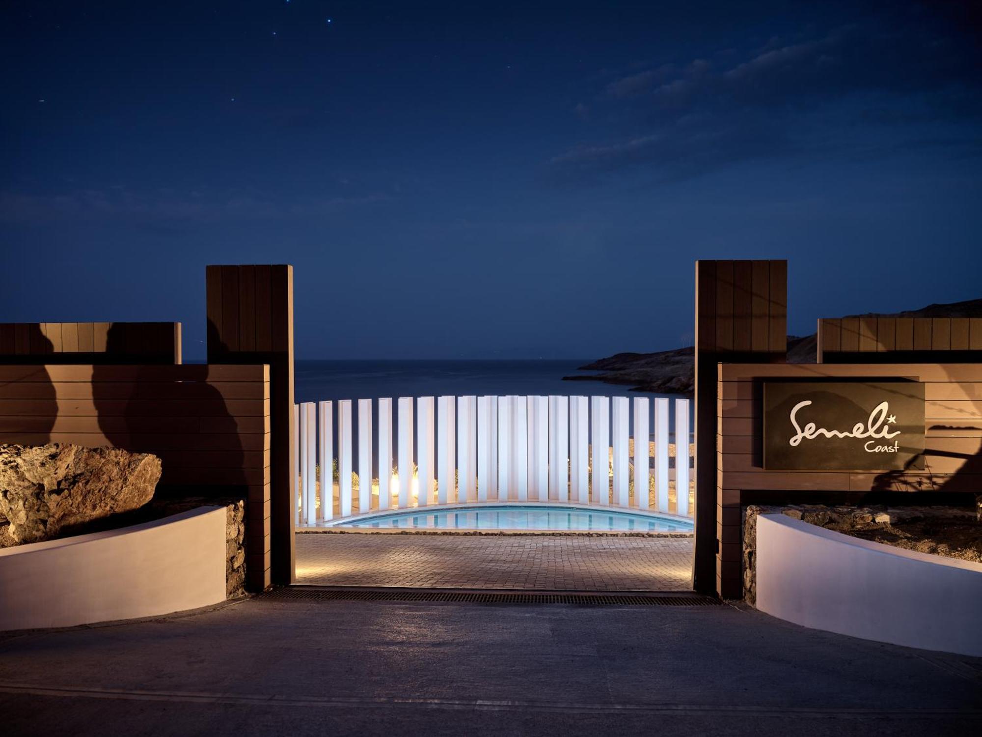 Отель Semeli Coast Mykonos Curio Collection By Hilton Merchia Beach Экстерьер фото