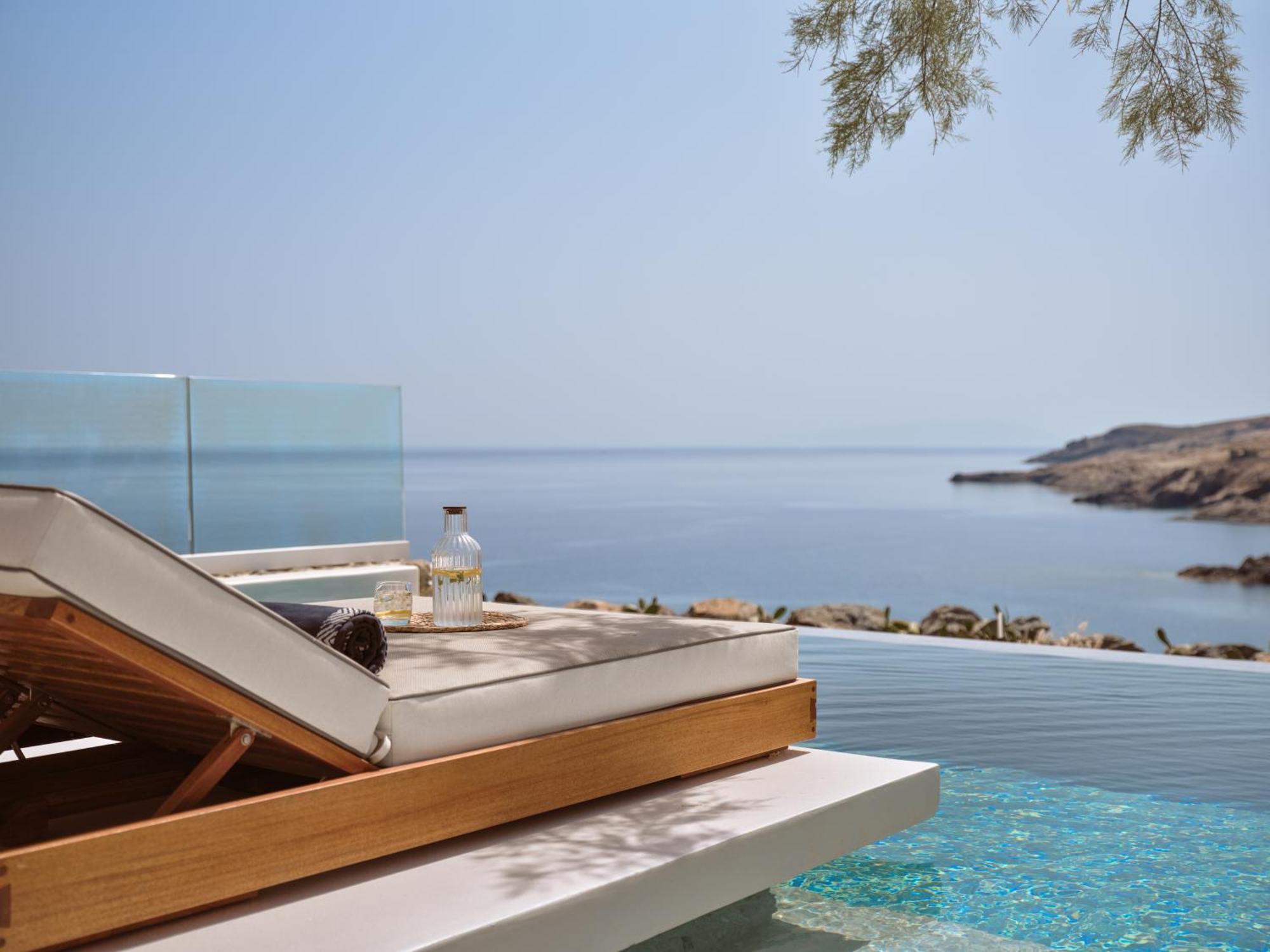 Отель Semeli Coast Mykonos Curio Collection By Hilton Merchia Beach Экстерьер фото