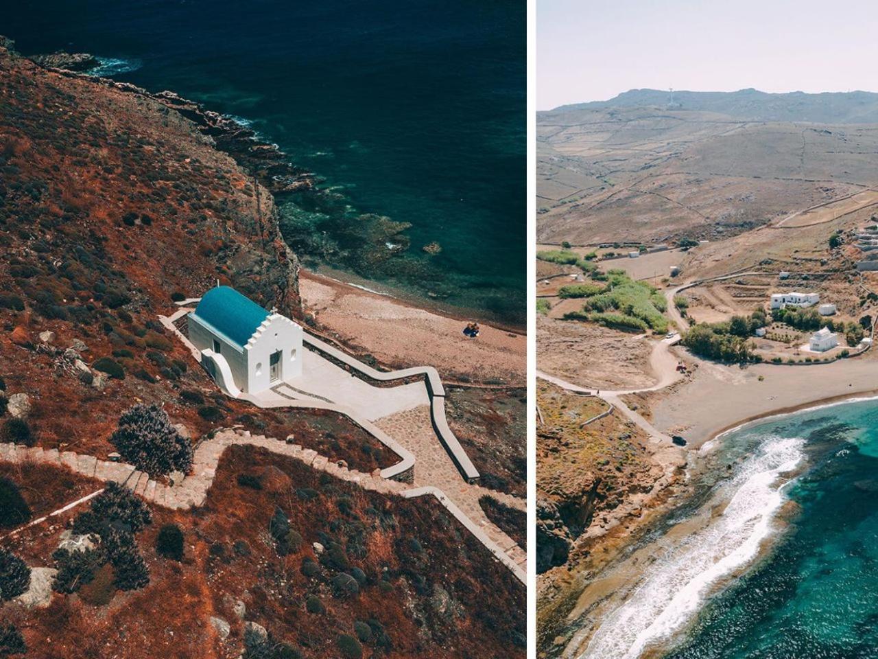 Отель Semeli Coast Mykonos Curio Collection By Hilton Merchia Beach Экстерьер фото