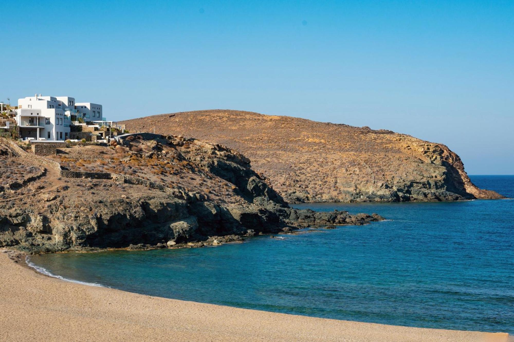 Отель Semeli Coast Mykonos Curio Collection By Hilton Merchia Beach Экстерьер фото